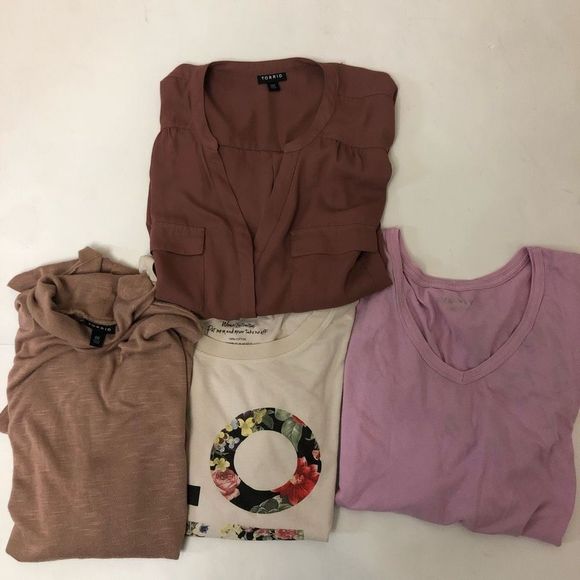 Torrid  Lot /Bundle size 00  Super Soft Stretchy Shirts - Picture 1 of 13